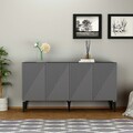Set mobilier living, Olivia, Draw, PAL , Antracit / Nuc