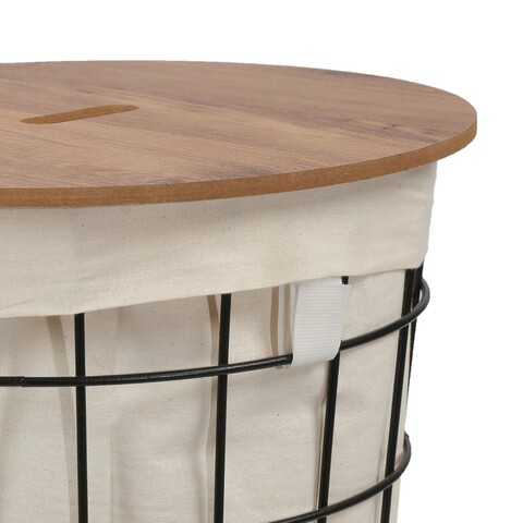 Cos de rufe, Puqa Design, Hazel, PAL, Stejar / Negru