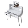 Masa de machiaj, Rani, BJ102, 103x111 cm, PAL, Alb