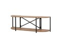 Comoda TV, Sapphire, Sky Rafix, 138x47x35 cm, PAL, Pin Atlantic / Negru