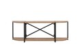 Comoda TV, Sapphire, Sky Rafix, 138x47x35 cm, PAL, Pin Atlantic / Negru