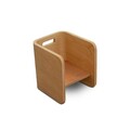 Set masa si scaune 3 piese, Hanah Home, Flexy Table Set, Natural