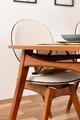 Set masa si scaune, 4 piese, Vow Chair, Touch (2S-1B), Lemn, Maro/Crem