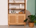 Corp biblioteca, Wolina, Jüt Bookshelf, 40x90x110 cm, Lemn, Stejar