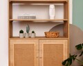 Corp biblioteca, Wolina, Jüt Bookshelf, 40x90x110 cm, Lemn, Stejar