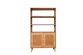 Corp biblioteca, Wolina, Jüt Bookshelf, 40x90x110 cm, Lemn, Stejar