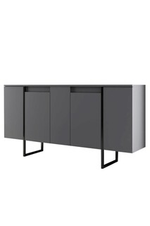 160x35x80 cm, Antracit;Negru