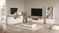 Set mobilier living, Hanah Home, Fr19-Aw, Pin Atlantic / Alb
