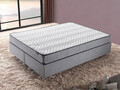 Saltea dubla, Base & Headboard, Niron, Argintiu, 140x38x190 cm, Cadru: OȚEL, Gri