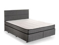 Saltea dubla, Base & Headboard, Niron, Argintiu, 140x38x190 cm, Cadru: OȚEL, Gri