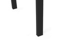 Masa extensibila, Nmobb, Silva, 120x75x74 cm, PAL, Negru