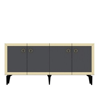 150x40x79 cm, Antracit;Auriu