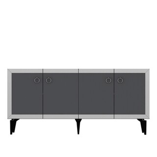 150x40x79 cm, Antracit;Argintiu