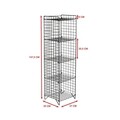 Corp biblioteca, Puqa Design, Elvis, Metal, Negru