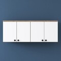 Dulap multifunctional, Rani, BA120, 120x46 cm, PAL, Nuc/Alb