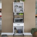 Dulap multifunctional, Rani, JE113, 60x198.6x25 cm, PAL, Alb