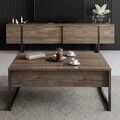 Set mobilier living, Bexley, Luxe Set, PAL, Nuc / Negru