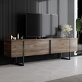 Set mobilier living, Bexley, Luxe Set, PAL, Nuc / Negru
