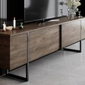 Set mobilier living, Bexley, Luxe Set, PAL, Nuc / Negru