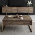 Set mobilier living, Bexley, Luxe Set, PAL, Nuc / Aur