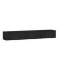 Comoda TV, Inarch, Terra, 180x26x31 cm, PAL, Negru