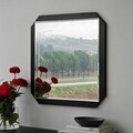 Oglinda decorativa, Neostill, Carre, 70x70 cm, PAL, Negru