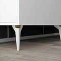 Consola, Olivia, Iris, 150x40x79 cm, PAL , Alb/Auriu