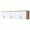 Raft de perete, Rani, EA114, 180x41 cm, PAL, Nuc/Alb