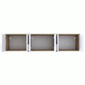 Raft de perete, Rani, EA114, 180x41 cm, PAL, Nuc/Alb