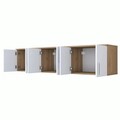 Raft de perete, Rani, EA114, 180x41 cm, PAL, Nuc/Alb
