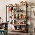 Set de mobilier pentru camera de studiu, Sapphire, COSMO-TKM.8, PAL, Pin Atlantic / Negru