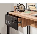 Set de mobilier pentru camera de studiu, Sapphire, COSMO-TKM.8, PAL, Pin Atlantic / Negru