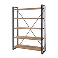 Set de mobilier pentru camera de studiu, Sapphire, COSMO-TKM.8, PAL, Pin Atlantic / Negru