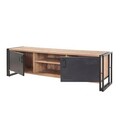 Set mobilier living, Sapphire, Cosmo Takım 22, PAL, Pin Atlantic / Negru