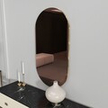 Oglinda decorativa, Siam, Riors, 45x85x2 cm, MDF , Bronz / Aur
