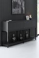 Set mobilier living, Bexley, Lord, PAL, Antracit / Negru