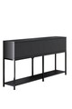 Set mobilier living, Bexley, Lord, PAL, Antracit / Negru