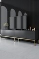Set mobilier living, Bexley, Lord, PAL, Antracit / Aur