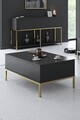 Set mobilier living, Bexley, Lord, PAL, Antracit / Aur