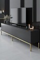 Set mobilier living, Bexley, Lord, PAL, Antracit / Aur