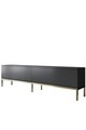 Set mobilier living, Bexley, Lord, PAL, Antracit / Aur