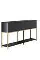 Set mobilier living, Bexley, Lord, PAL, Antracit / Aur