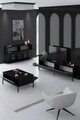 Set mobilier living, Bexley, Lord, PAL, Negru