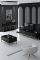 Set mobilier living, Bexley, Lord, PAL, Negru