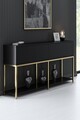 Set mobilier living, Bexley, Lord, PAL, Negru