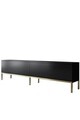 Set mobilier living, Bexley, Lord, PAL, Negru