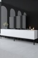 Set mobilier living, Bexley, Lord, PAL, Alb/Negru