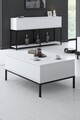 Set mobilier living, Bexley, Lord, PAL, Alb/Negru