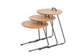 Set masute 3 piese, Hanah Home, Metis, Natural