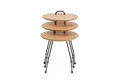 Set masute 3 piese, Hanah Home, Metis, Natural